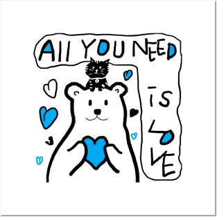 all you need is love Posters and Art